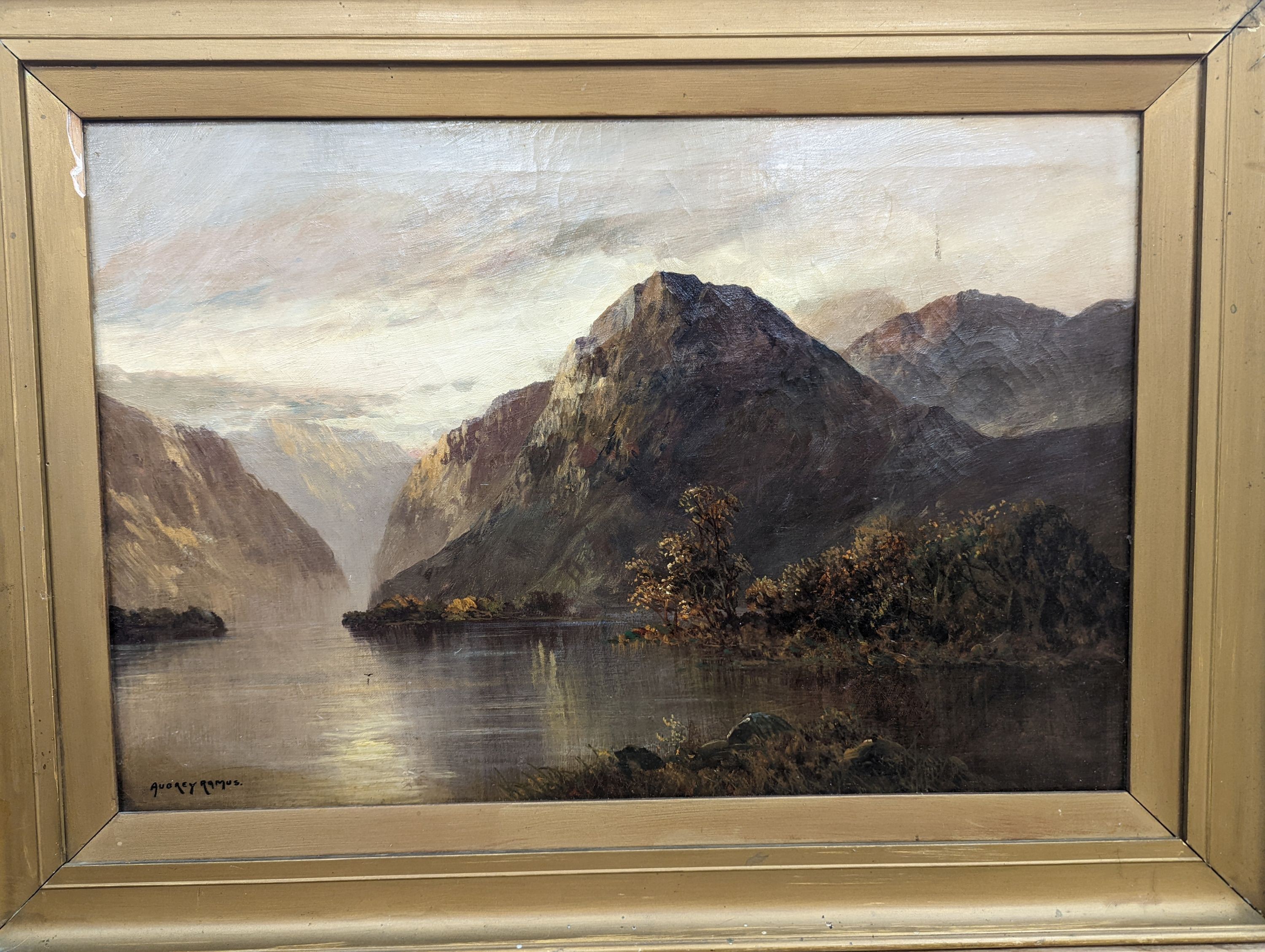 Aubrey Ramus (1895-1950), pair of oils on canvas, highland landscapes, both signed and framed, 40 x 60cm